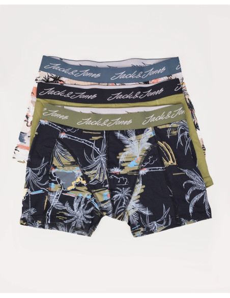 JACK&JONES 12210090 - Pack de 3 boxers