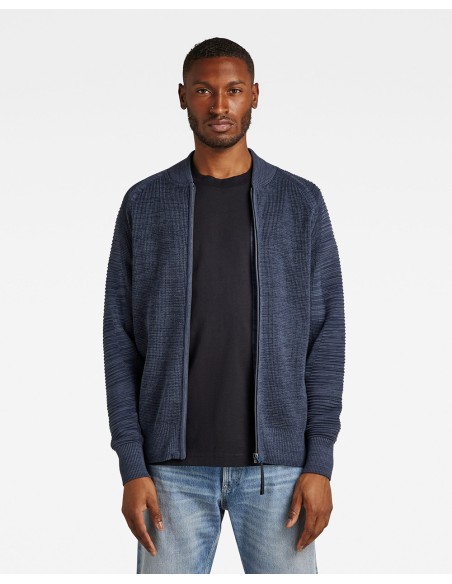 G-STAR 3D Biker-Cardigan mit Reißverschluss