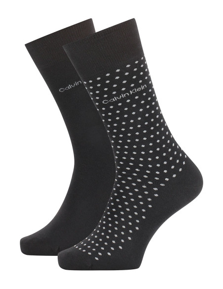 CALVIN KLEIN CREW 2P DOT FELIX - Socks