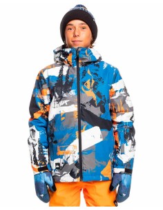 Quiksilver Morton Jk Shocking Orange Paint, Chaqueta snowboard