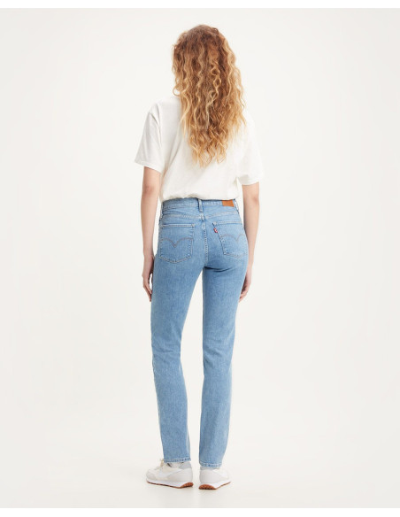 LEVI'S - 724 High Rise Straight Dark Indigo - Worn In