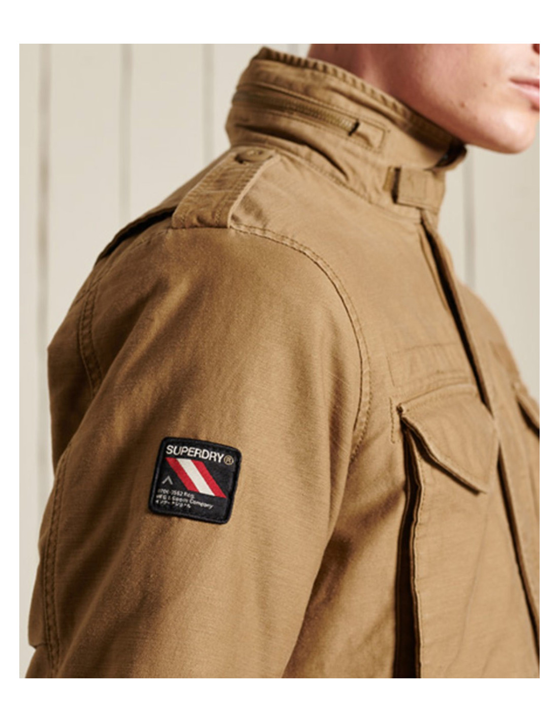 日本未発売　superdry 極度乾燥　M65 未使用品　S 春秋 womens M65 Embellished Military Jacket in Surplus Goods