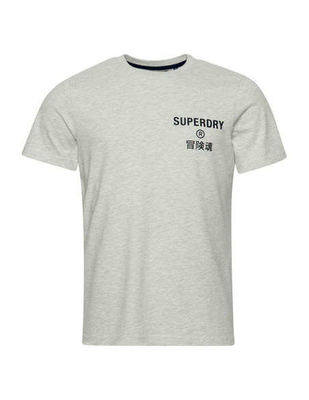 SUPERDRY Vintage Corp Logo Marl Tee - T-Shirt
