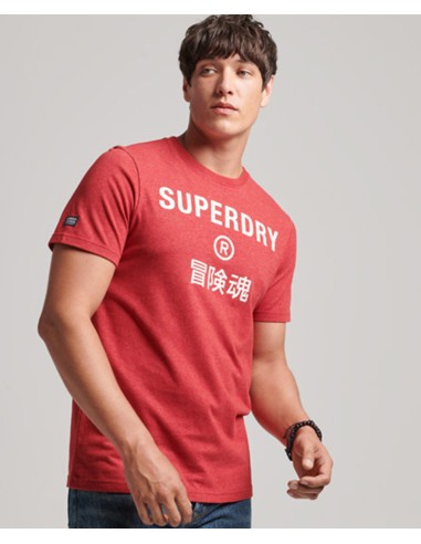 SUPERDRY Vintage Corp Logo Marl Tee - Camiseta