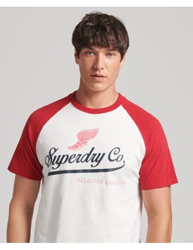 SUPERDRY T-shirt raglan Vintage Achille - T-shirt