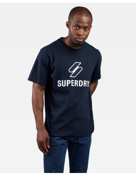 SUPERDRY Code Sl Stacked Apq Tee - Camiseta