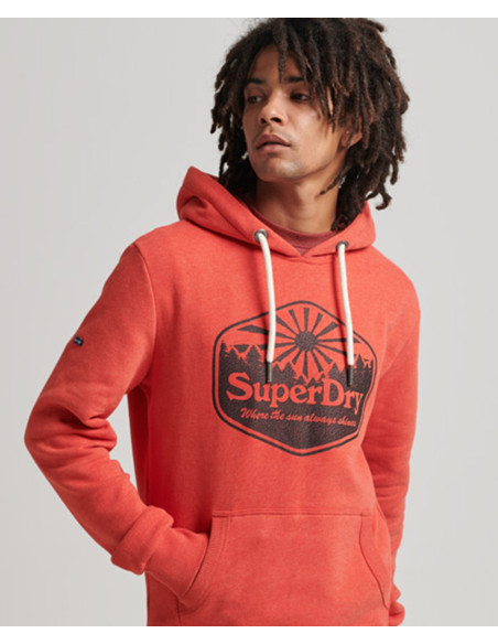 SUPERDRY Vintage Travel Hood - Felpa