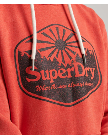 SUPERDRY Vintage Travel Hood - Felpa