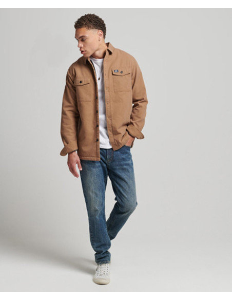 SUPERDRY Vintage Borg gefüttertes Miller-Hemd