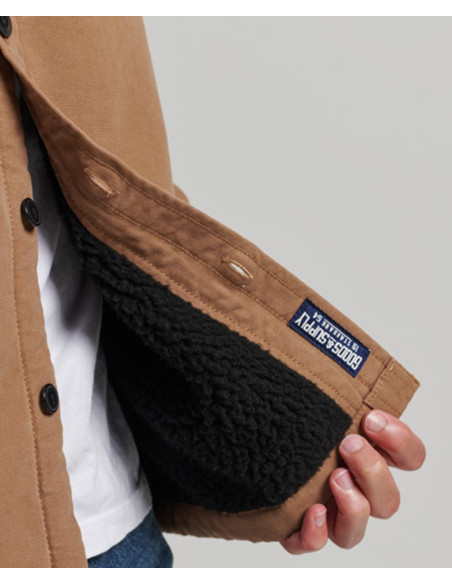 SUPERDRY Vintage Borg gefüttertes Miller-Hemd