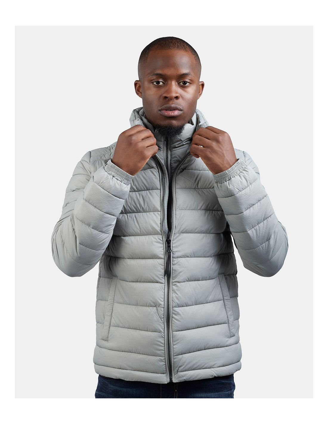 gilet superdry gris