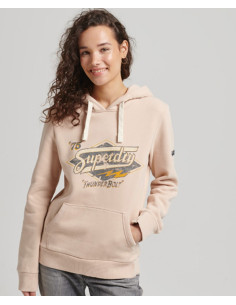 SUPERDRY Vintage Boho Graphic Hood - Sweatshirt