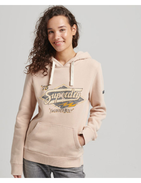 SUPERDRY Vintage Boho Graphic Hood – Sweatshirt