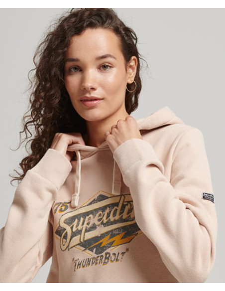 SUPERDRY Vintage Boho Graphic Hood – Sweatshirt
