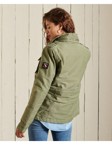 SUPERDRY Rookie Borg Lined Military Jkt - Chaqueta