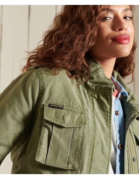 SUPERDRY Rookie Borg Lined Military Jkt - Veste