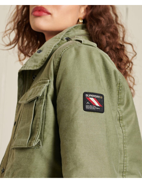 SUPERDRY Rookie Borg Lined Military Jkt - Chaqueta