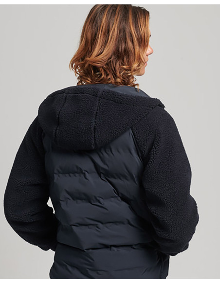 SUPERDRY Code Mtn Fleece Zip Hybrid - Sweatshirt