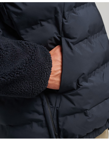 SUPERDRY Code Mtn Fleece Zip Hybrid - Sweatshirt