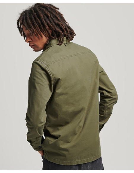 SUPERDRY Vintage Patched Military Shirt - Chemise