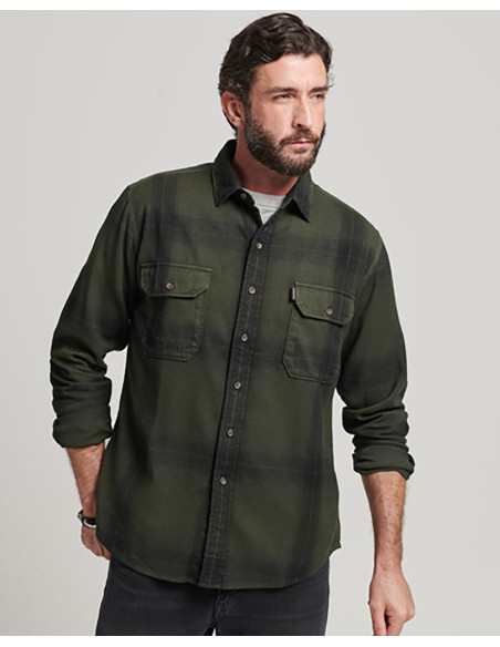 SUPERDRY Vintage Check Flannel Shirt - Camisa