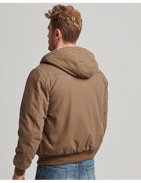 SUPERDRY Vintage Workwear Hooded Bomber Jacket