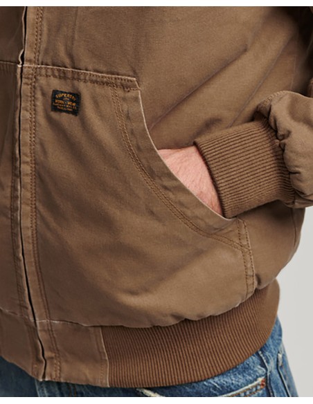 Giacca bomber con cappuccio da lavoro vintage SUPERDRY