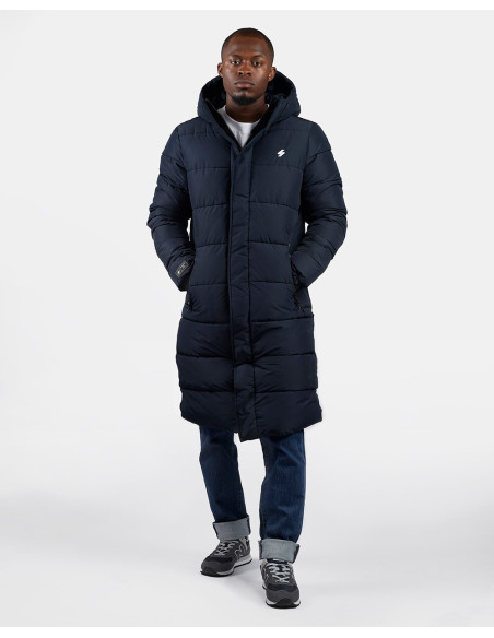 SUPERDRY Code Sl Hooded Longline Puffer - Chaqueta