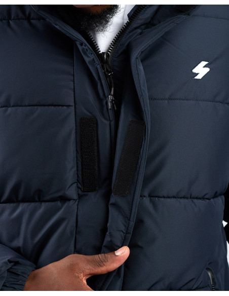 SUPERDRY Code Sl Doudoune longue à capuche