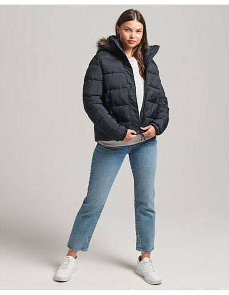 SUPERDRY Vintage Hooded Mid Layer Short - Jacket