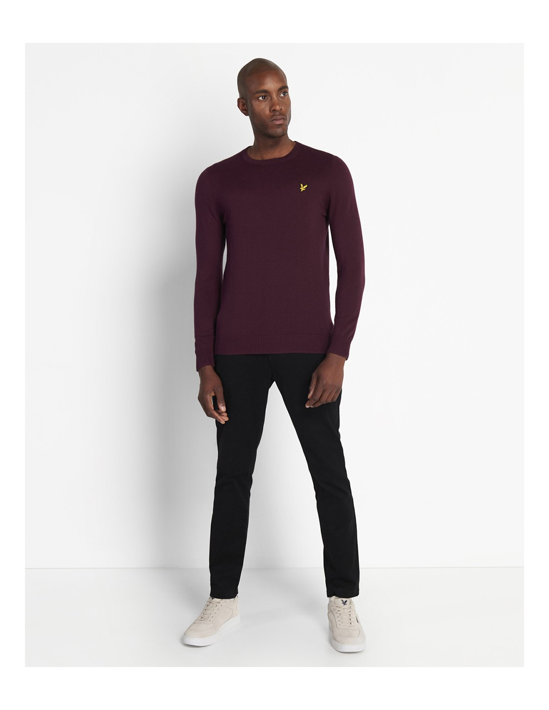 Burgundy lyle and top scott jumper