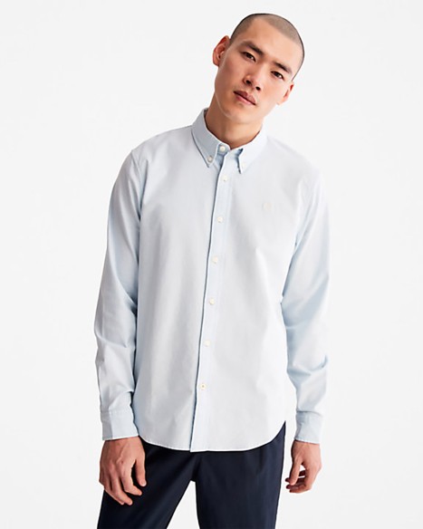 TIMBERLAND Ls Oxf Shirt Slim - Maglia