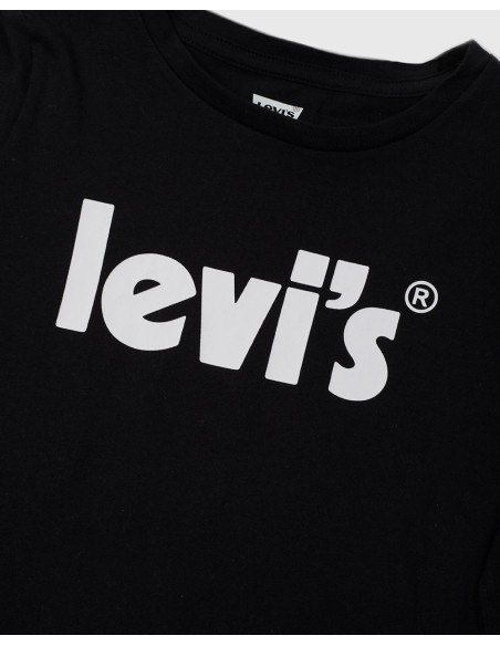 LEVI´S  Ls Poster Logo - Camiseta