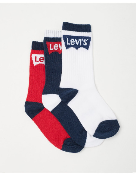 LEVI´S  Batwing Regular Cut 3Pk - Calcetines