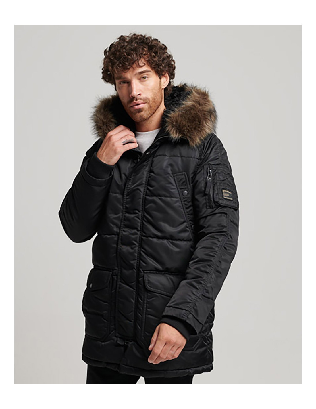 veste parka superdry