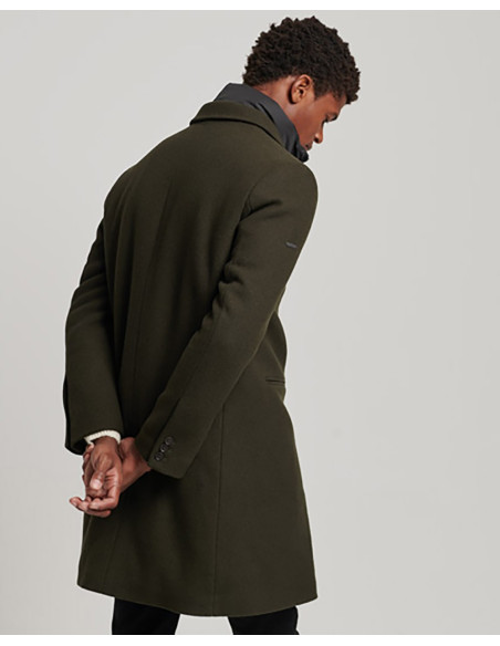 SUPERDRY Studios Wool Padded Town Coat - Jacket