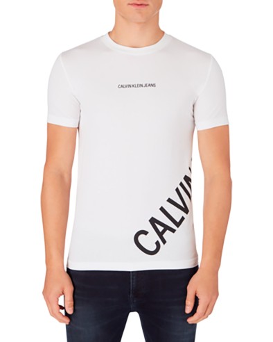 CALVIN KLEIN Moda Logotipo Stretch - Camiseta