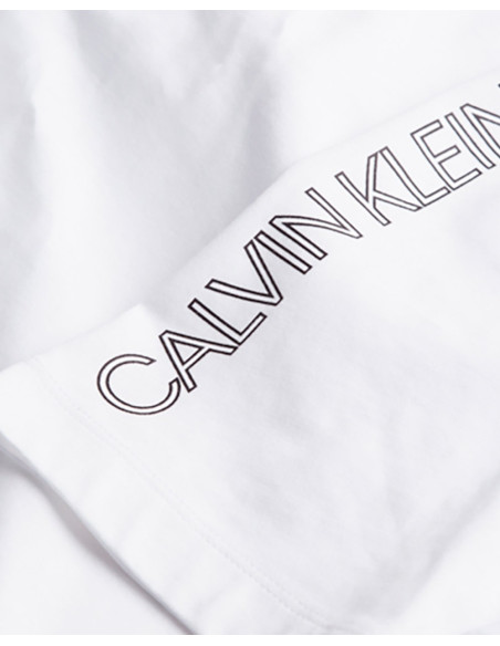 CALVIN KLEIN Shoulder T-shirt With Logo - T-shirt