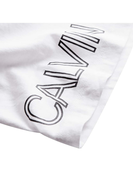 CALVIN KLEIN T-shirt With Logo On The Hem - T-shirt