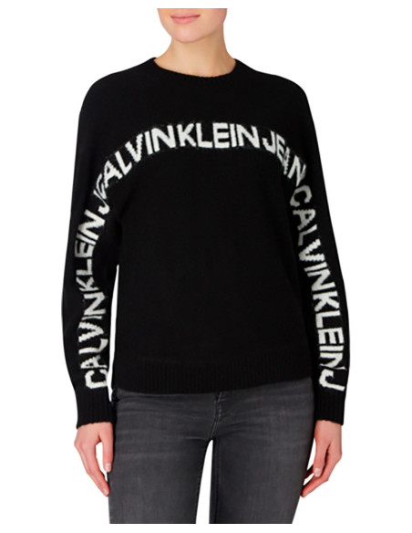 CALVIN KLEIN Logo Banana - Maglione
