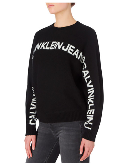 CALVIN KLEIN Logo Banana - Maglione