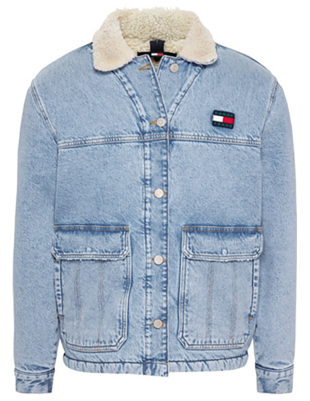 TOMMY HILFIGER Worker Sherpa - Veste en jean