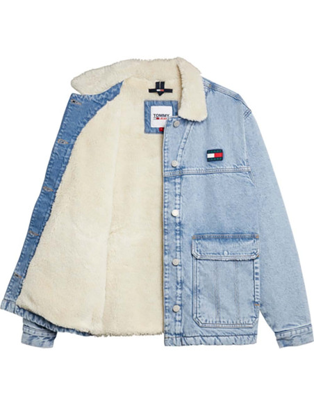 TOMMY HILFIGER Worker Sherpa - Veste en jean