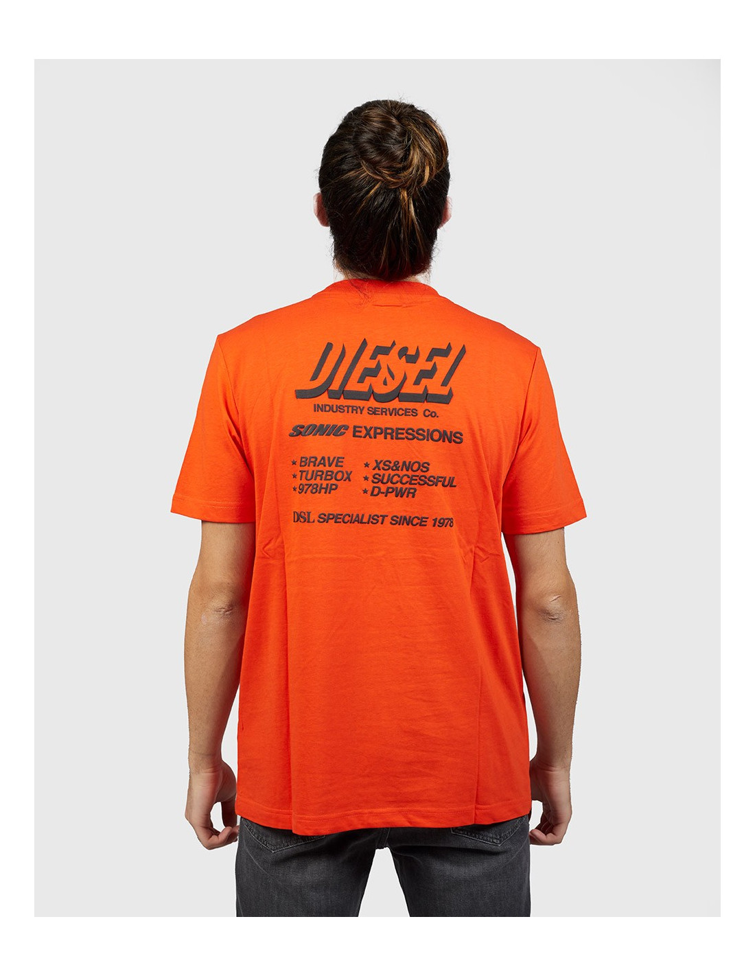関税込【DIESEL】Diego short sleeve T-shirt★Orange★ロゴ入り 関税込【DIESEL】Diego short sleeve T-shirt☆Orange☆ロゴ入り