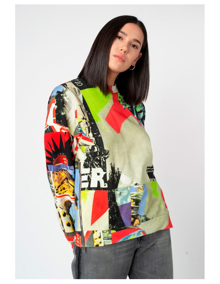 DIESEL F-ANG-ZIP-V43 - Sweatshirt