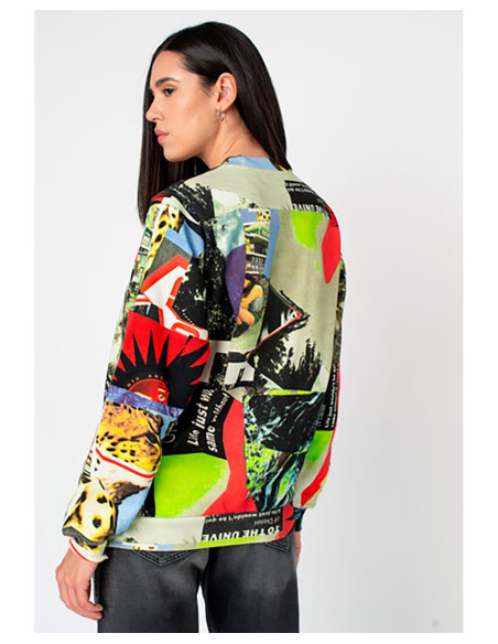 DIESEL F-ANG-ZIP-V43 - Sweatshirt