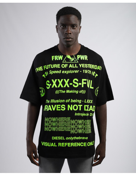 DIESEL T-BALL-X2 - T-shirt