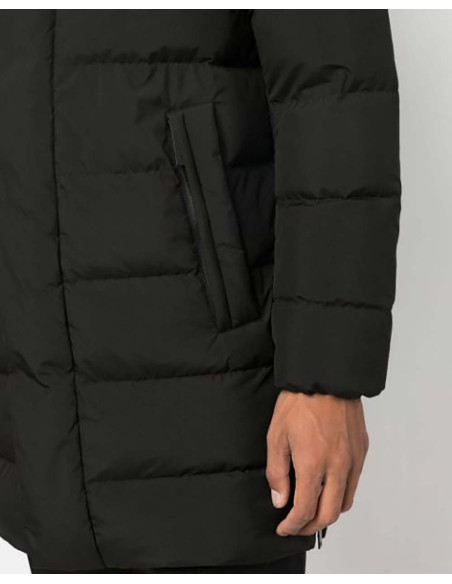 WOOLRICH - Giacca lunga trapuntata High Tech