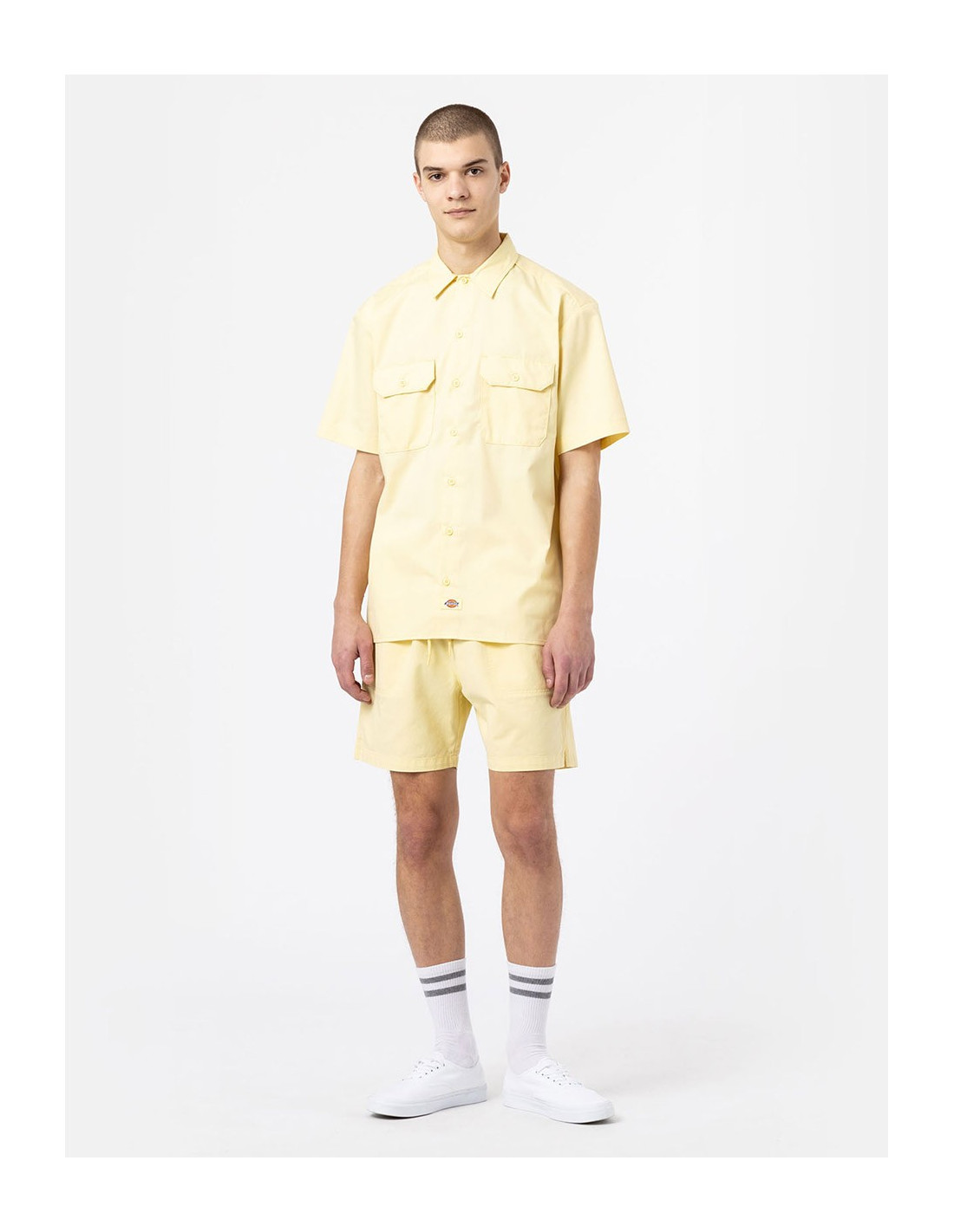 シャツ DICKIES Men Shirt Kaki DK0A4XK7 KHK1 DICKIES DK0A4XK7 - Shirt