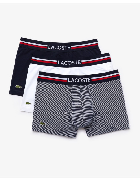 LACOSTE 5H3413-00 - Lot de 3 boxers